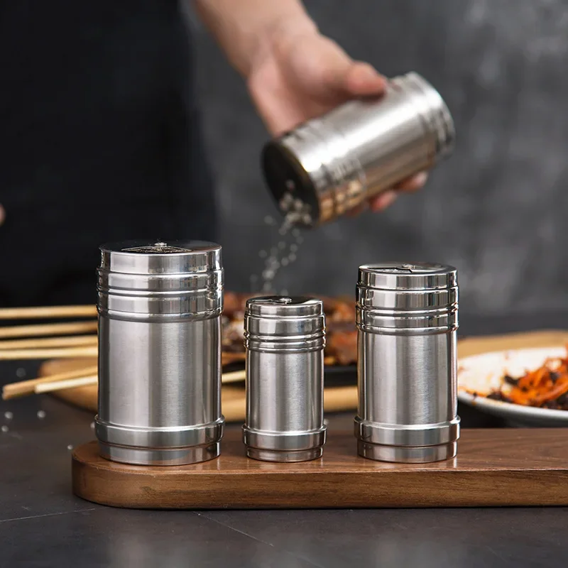 Herb Keeper Bottle - 1 個ステンレス鋼調味料ボトル塩瓶キッチンコショウ調味料ボックス調味料ボックス