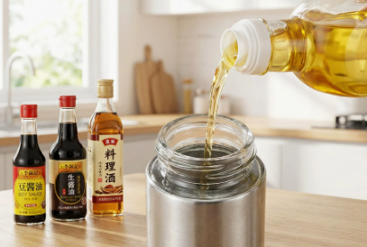 Herb Keeper Bottle - 1PCSBaking オリーブオイルスプレーボトルステンレス鋼オイルビネガーエアフライヤーバーベキュー野菜エッセンシャルオイルビネガースプレー用