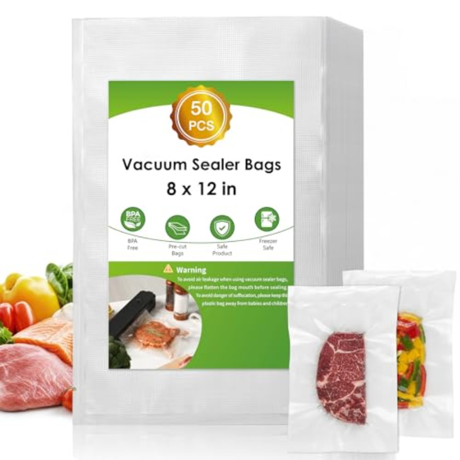 Meal Prep For Cutting - Moretoes pcs真空シーラーバッグ、食品保存バッグクォート、BPAフリー、プレカット業務用真空バッグ、食品保存、食事の準備用