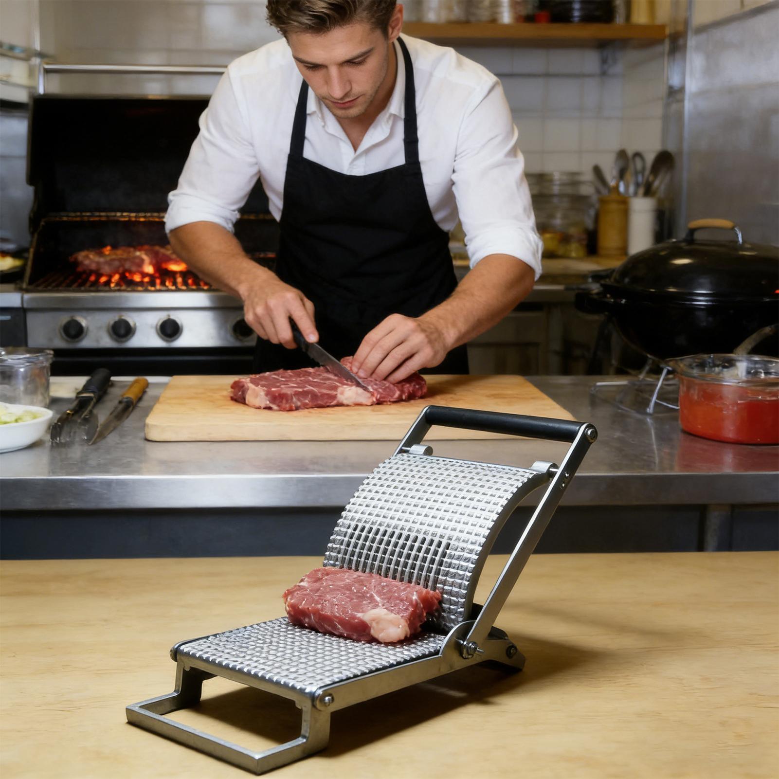 Meal Prep Manual - 肉軟化剤 ステンレス製 手動 キッチンガジェット キッチン用肉軟化器 豚肉