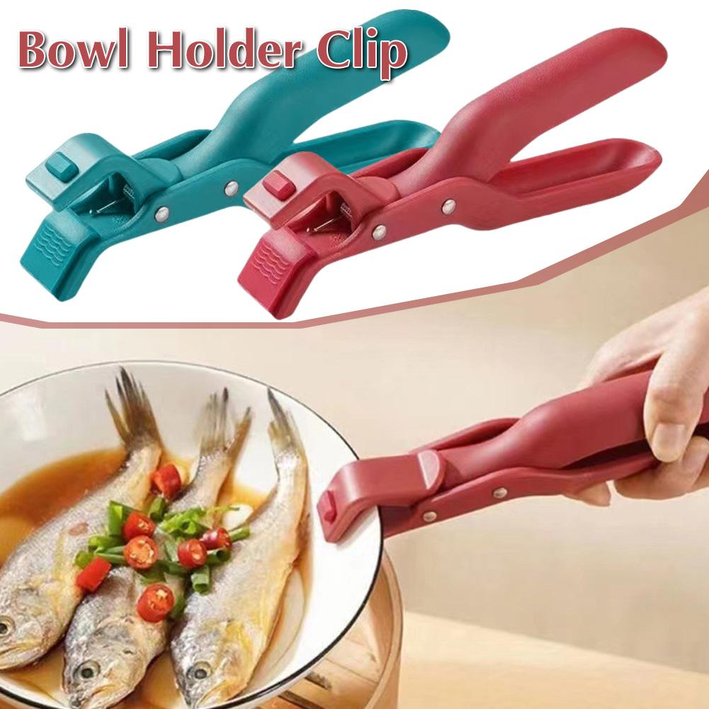 Meal Prep Chef - 1/2個入り 熱傷防止グリッパークリップ 耐熱キッチンクリップ 熱い鍋やボウルを鍋や電子レンジから取り出すための家庭用食品準備ツール