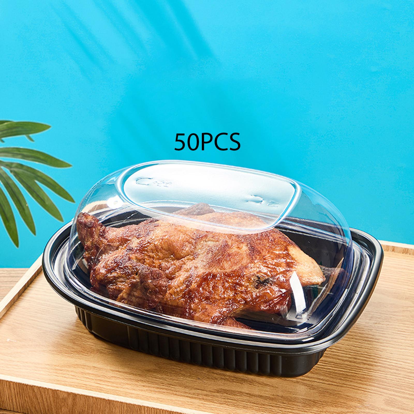 回転式チキンロースター用使い捨てテイクアウトボックス、大容量 - Meal Prep With Chicken のレビューと価格