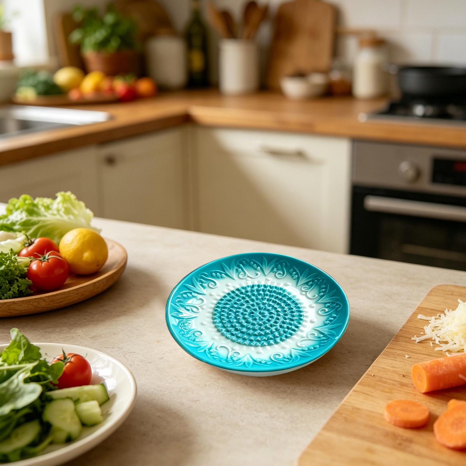 セラミック製ニンニクおろし器プレート、エンボス加工キッチンツ - Meal Prep Manual のレビューと価格