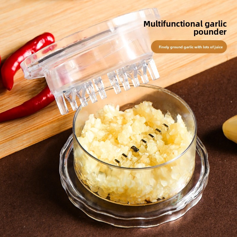 手動式ガーリッククラッシャー プレスツイストガーリックチョッ - Meal Prep Manual のレビューと価格