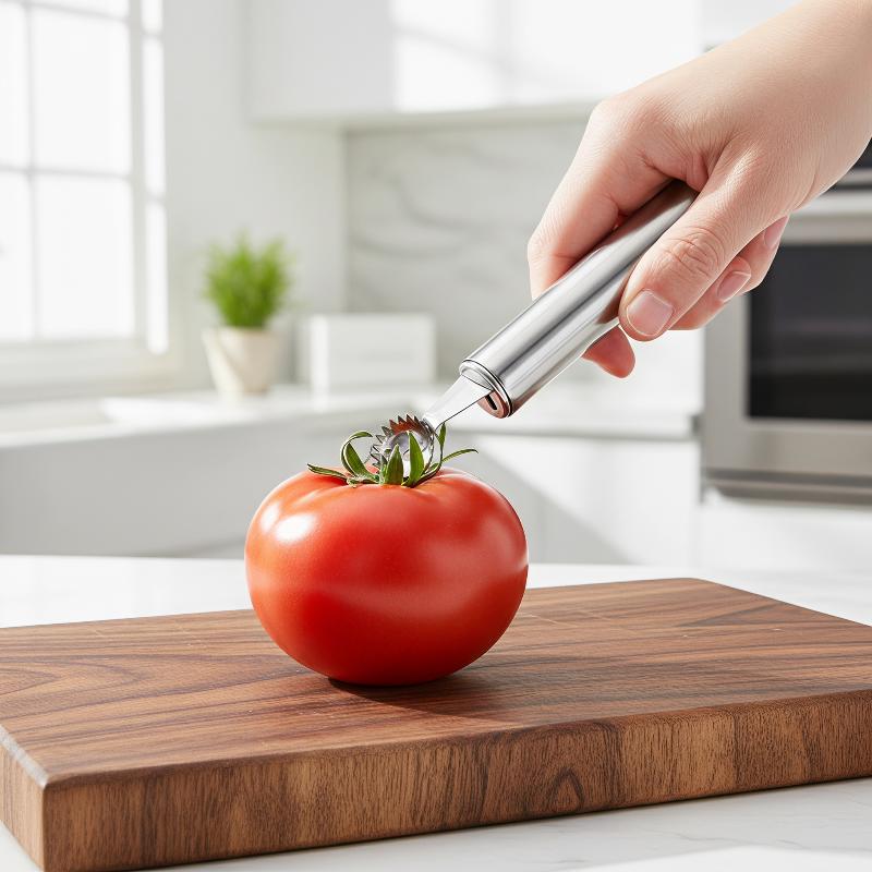 ステンレス製トマトコアラー、多機能フルーツハラー、イチゴ、サ - Meal Prep Chef のレビューと価格