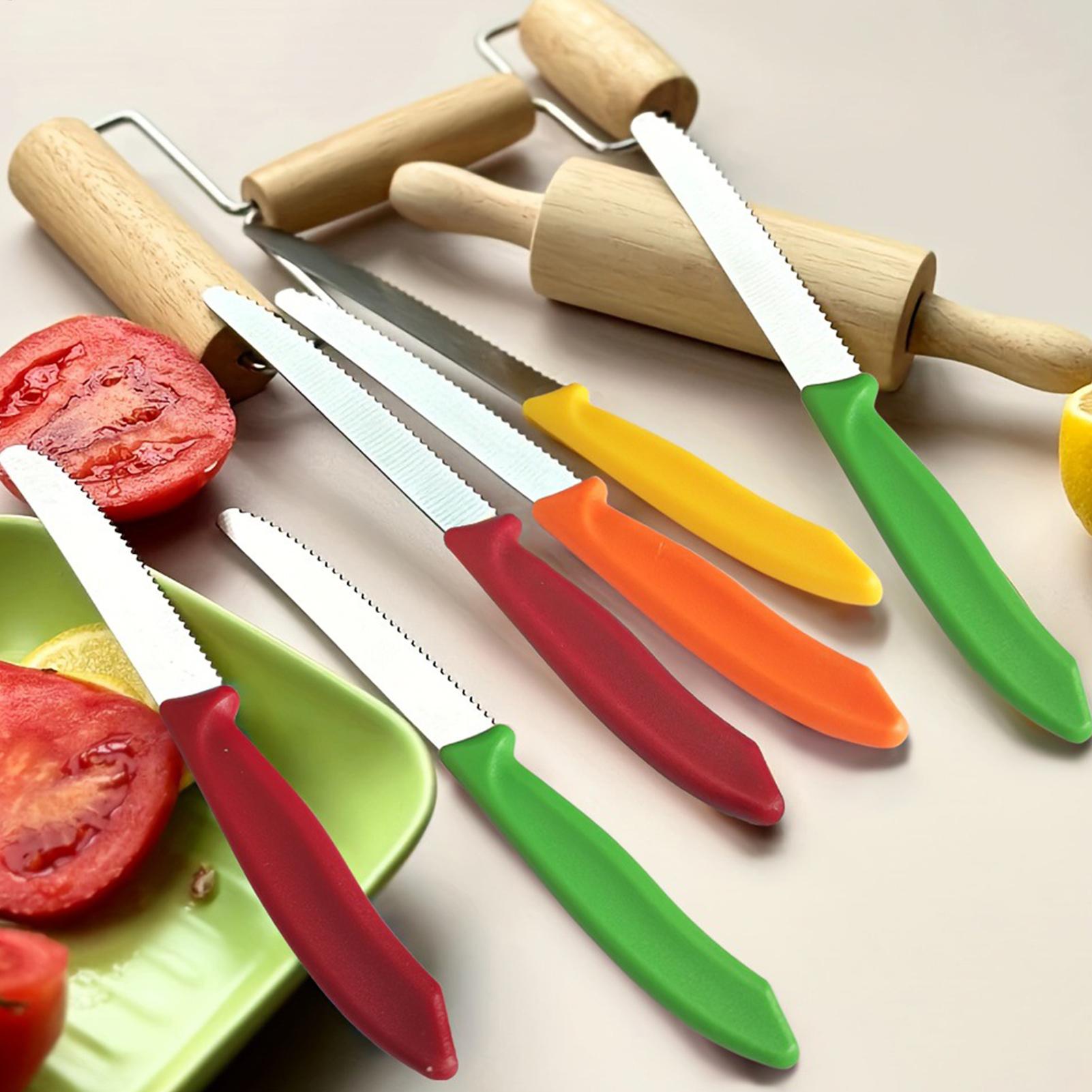 鋸歯状ステーキカッター 5 個ステンレス鋼鋸歯状の正確な切断 - Meal Prep For Cutting のレビューと価格