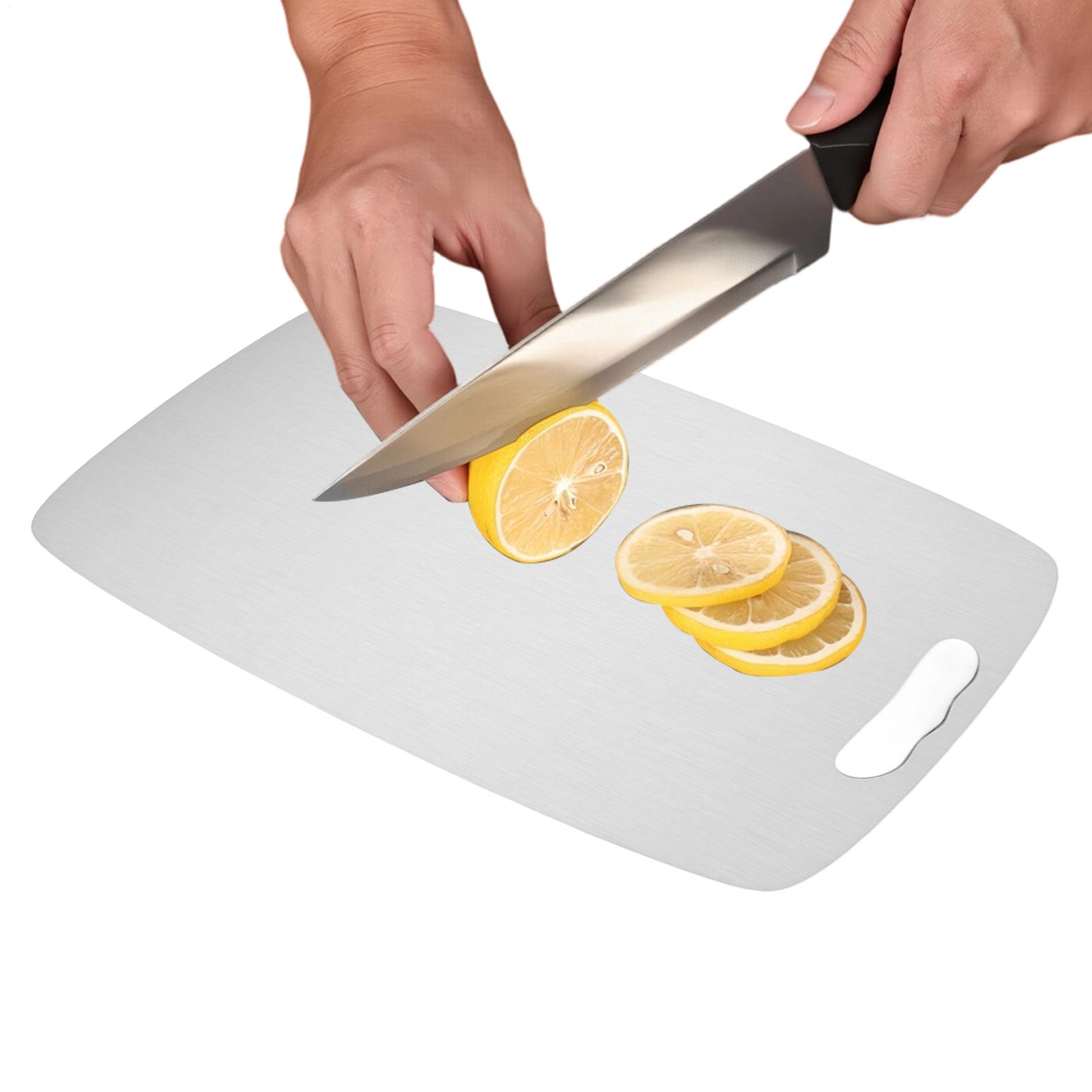 厚さ1.2mmのステンレス製まな板、両面ステンレス製カッティ - Meal Prep For Cutting のレビューと価格
