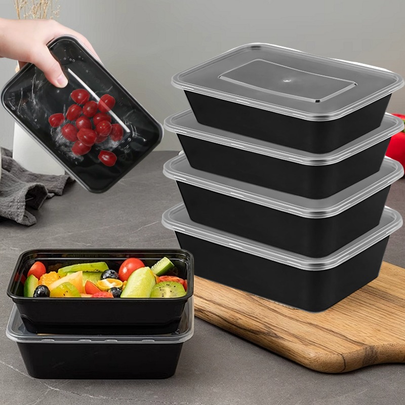 10/20x 食品保存容器 蓋付き 食事準備容器 使い捨て漏 - Meal Prep Chef のレビューと価格