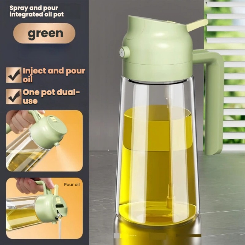 2in1オイルディスペンサー/注ぎ口付きオリーブオイルスプレ - Herb Keeper Bottle のレビューと価格