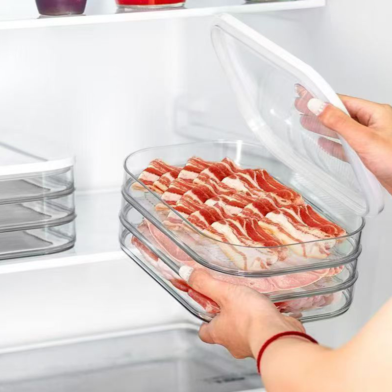 冷蔵庫用肉保存容器、積み重ね可能なコールドカット保存容器、デ - Meal Prep For Cutting のレビューと価格