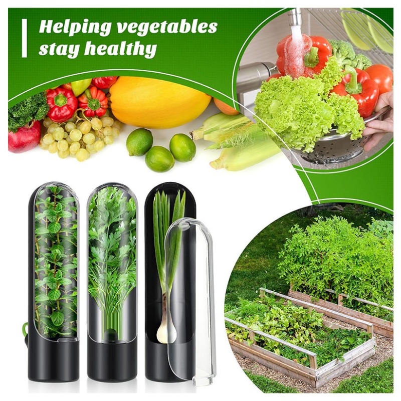 1/2/3個入り ハーブ保存容器 フレッシュハーブキーパー  - Herb Keeper Bottle のレビューと価格