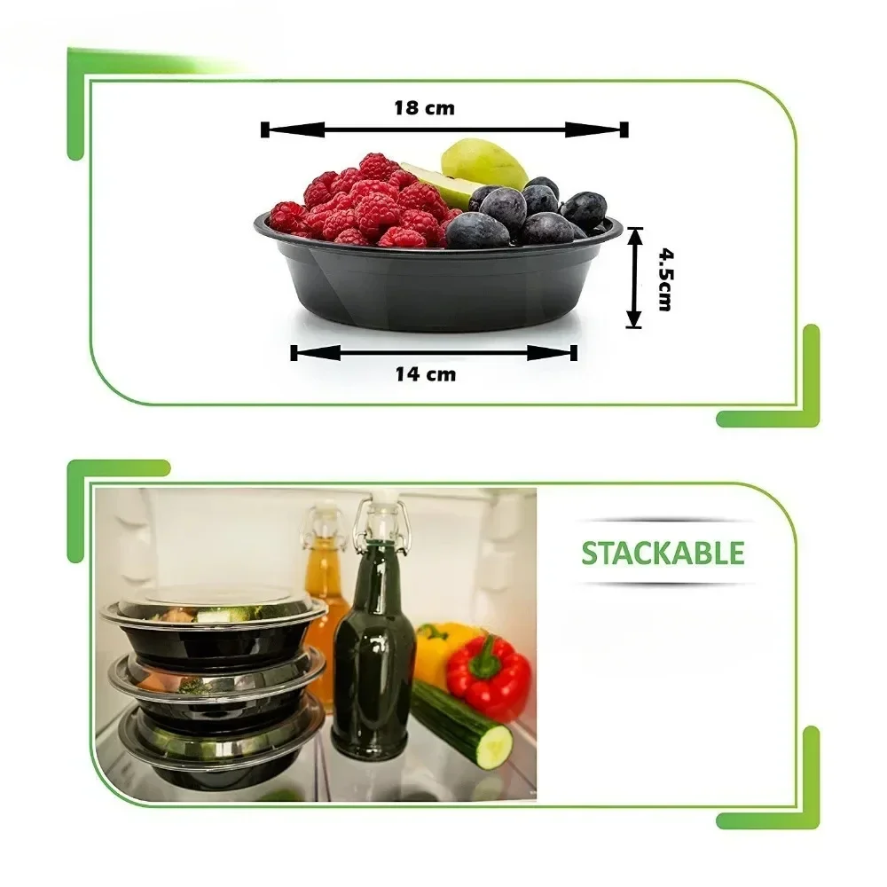 ふた付きプラスチック製食品容器,食品調理容器,ポータブル弁当 - Meal Prep Freezer のレビューと価格
