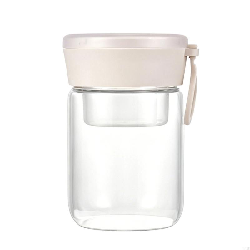 オーバーナイトオート麦コンテナ 蓋付き 20オンス オーバー - Meal Prep Oatmeal Jars のレビューと価格