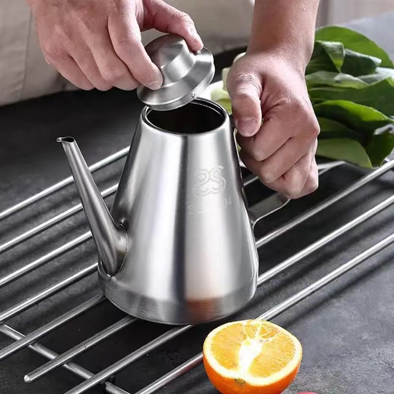 304 ステンレス鋼防虫漏れ防止オイルコントロールポット長口 - Herb Keeper Bottle のレビューと価格