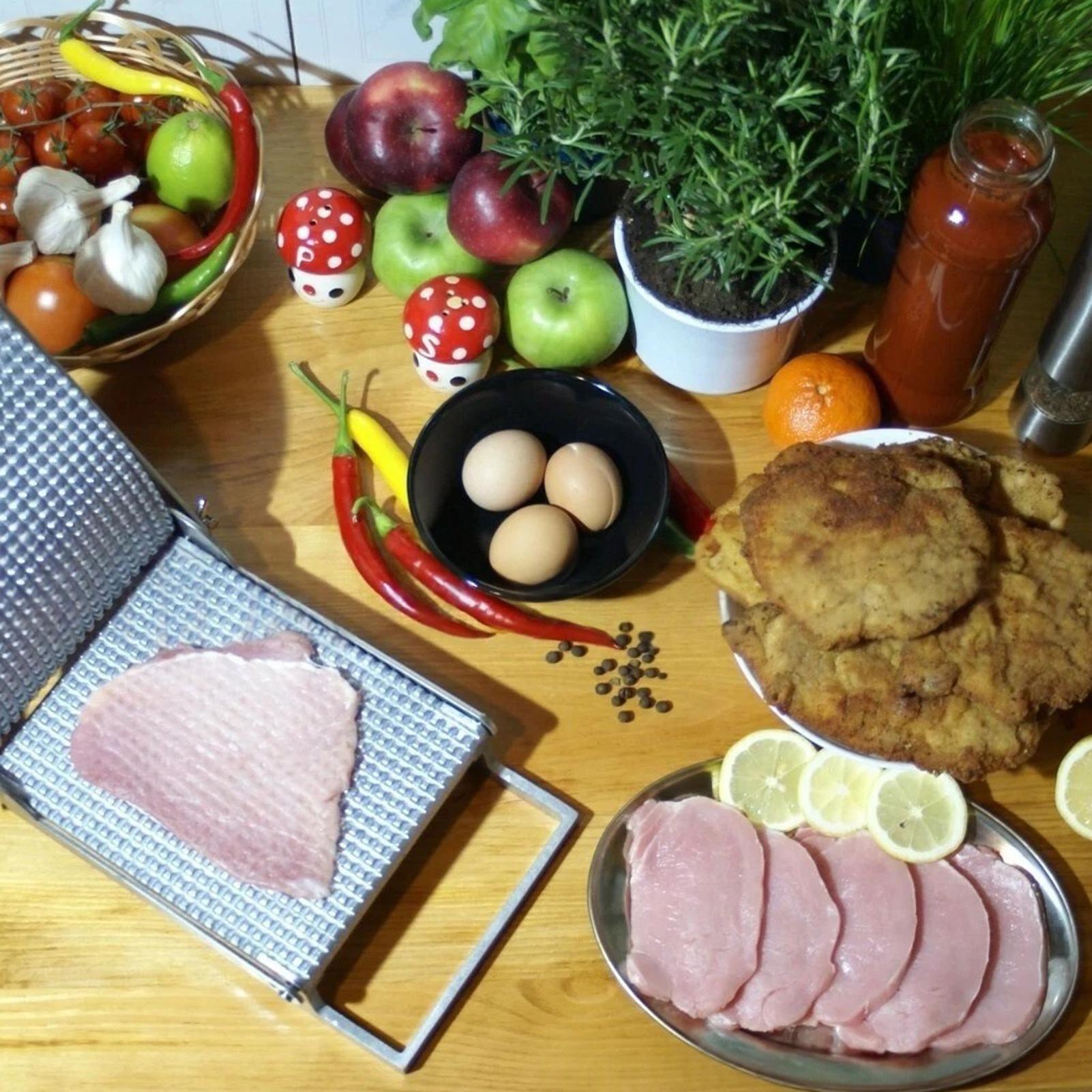 肉軟化剤 ステンレス製 手動 キッチンガジェット キッチン用 - Meal Prep Manual のレビューと価格