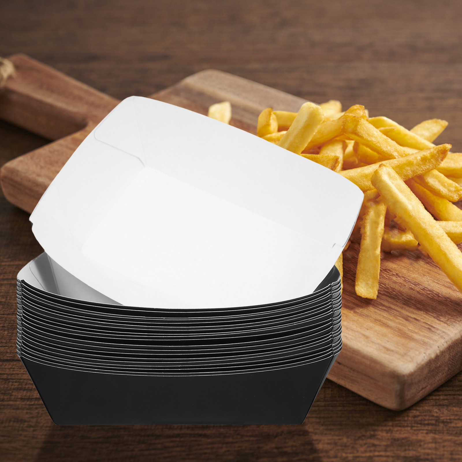 20個入りクラフト紙製オープントップ使い捨て食品容器 ホット - Meal Prep With Chicken のレビューと価格