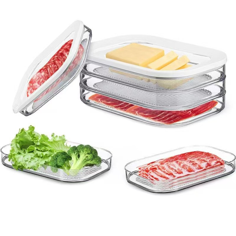 冷蔵庫用肉保存容器、積み重ね可能な冷製肉保存容器、デリミート - Meal Prep For Cutting のレビューと価格
