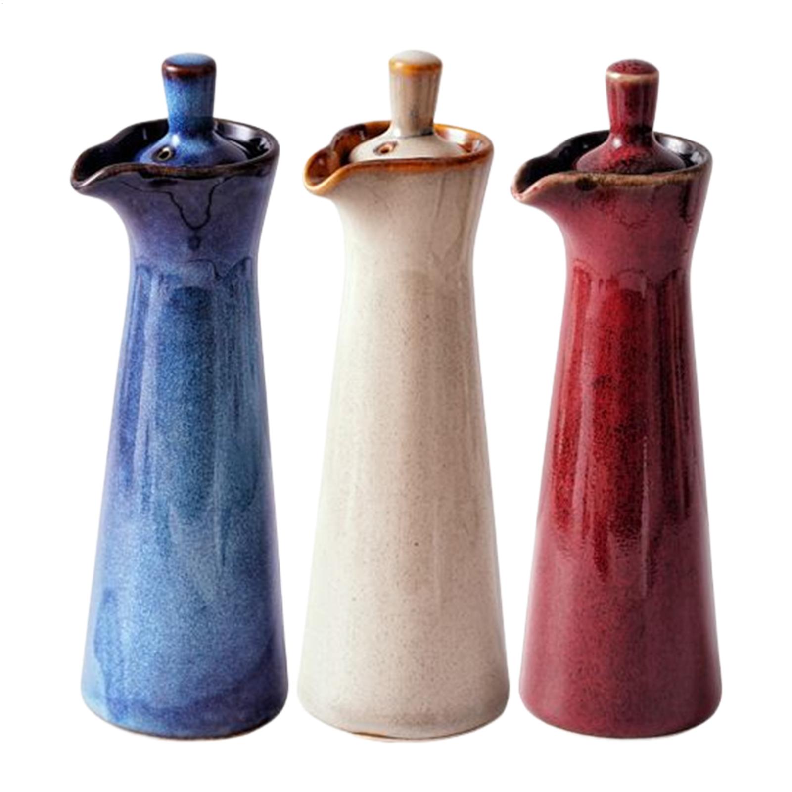 120ml 日本製陶器オリーブオイルディスペンサーボトル セ - Herb Keeper Bottle のレビューと価格