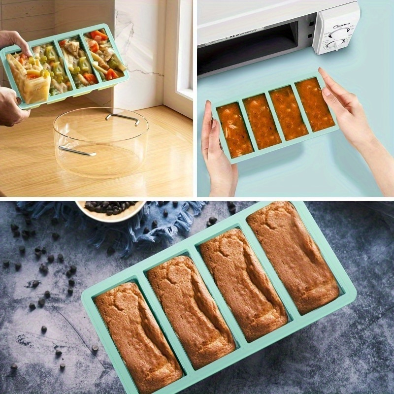 蓋付きシリコン冷凍トレイ 1 個 - スープ、スープ、ソース - Meal Prep Chef のレビューと価格
