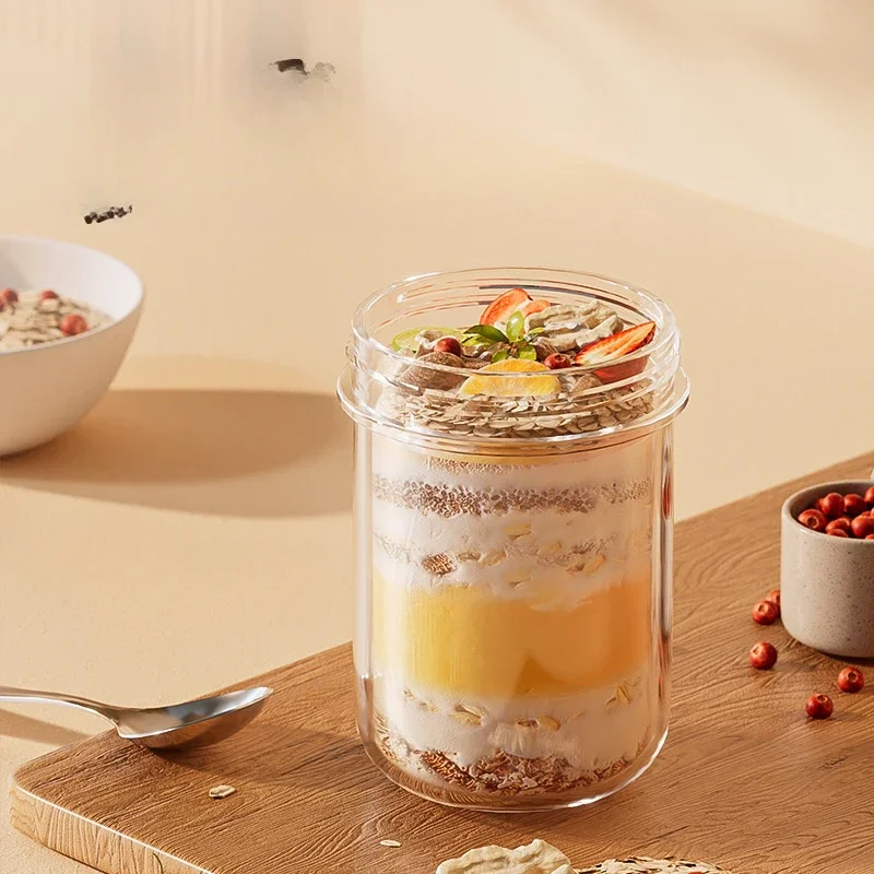 420 ミリリットル新しい朝食カップオートミールシリアルナッ - Meal Prep Oatmeal Jars のレビューと価格