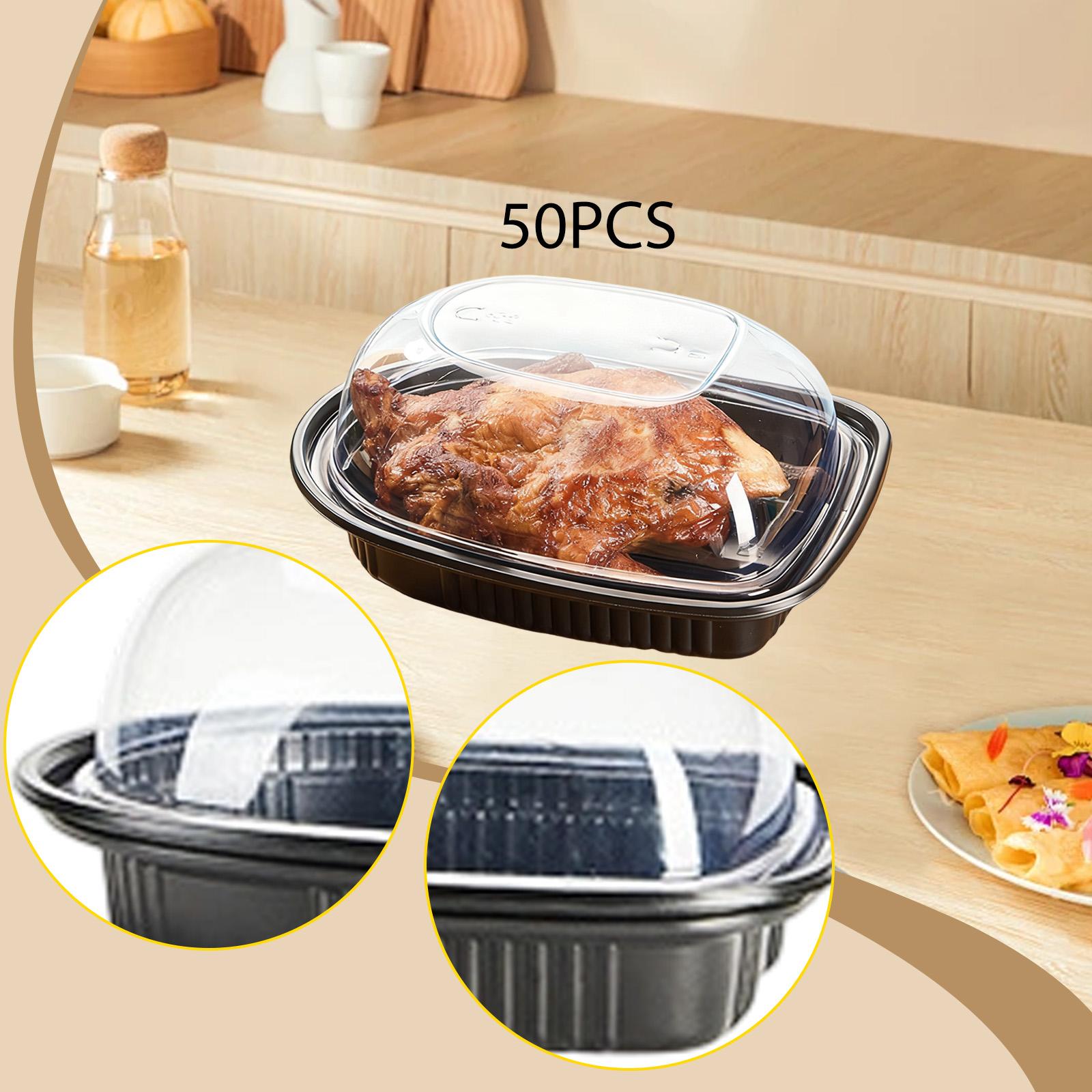 50x ロティサリーチキンロースター容器 食事準備容器 ポー - Meal Prep With Chicken のレビューと価格