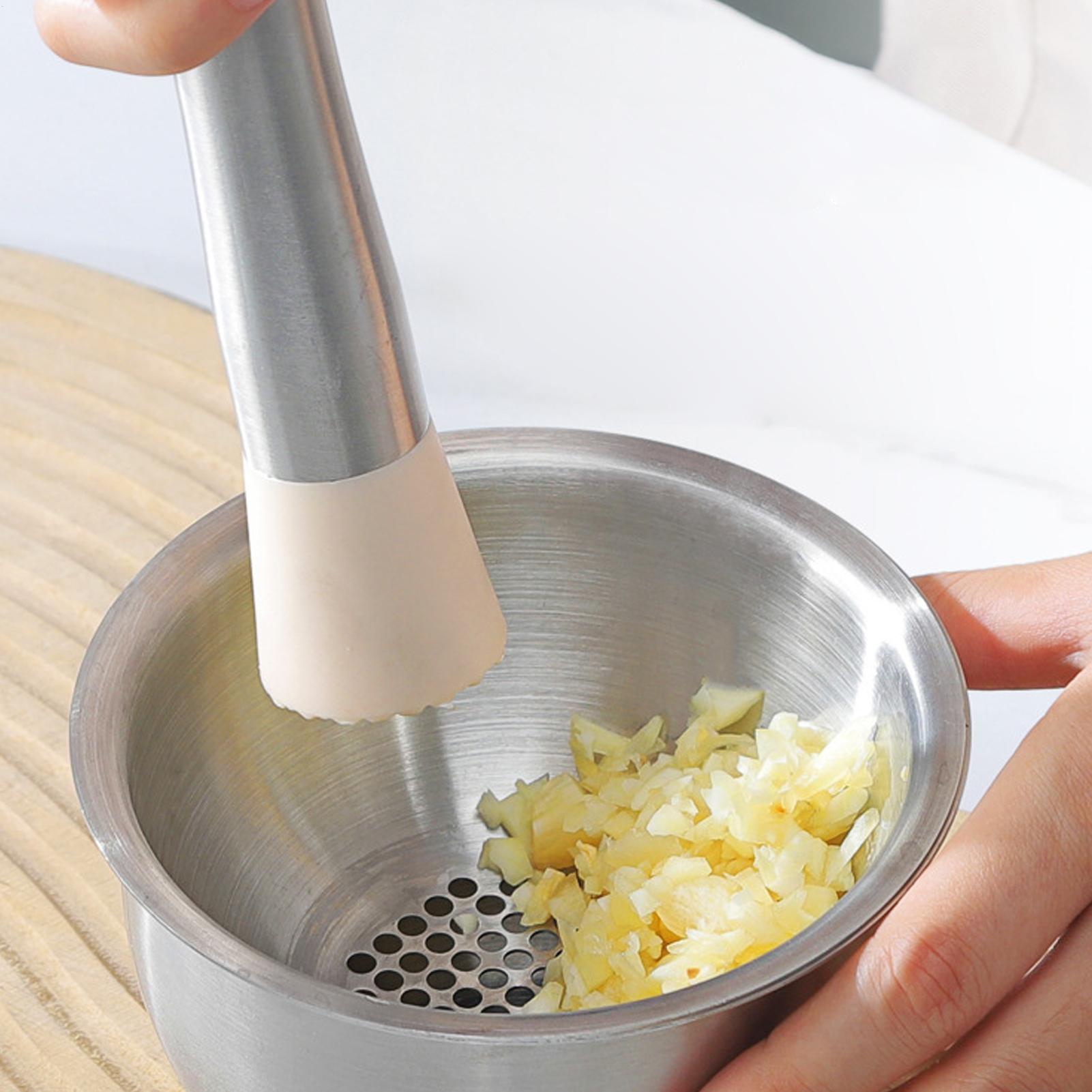 ガーリックミンサーツール手動フードクラッシャーハンドヘルドガ - Meal Prep Manual のレビューと価格