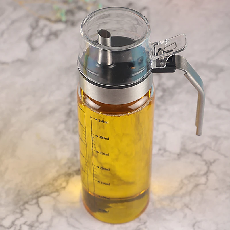 304ステンレス鋼ハンドル調味料ボトルガラス製保存容器オイル - Herb Keeper Bottle のレビューと価格