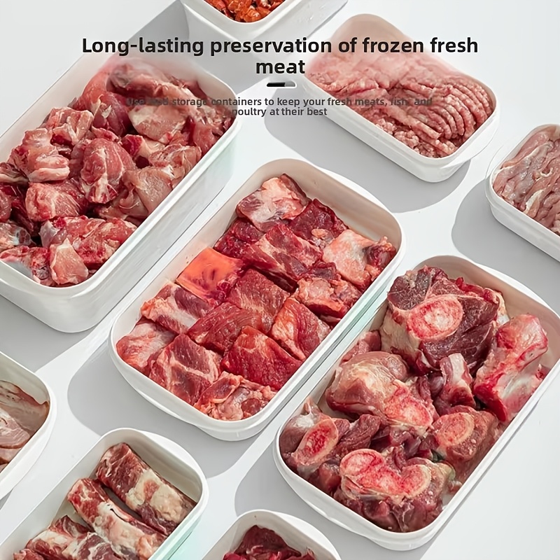 10個入り再利用可能スタッカブル食品保存容器セット 5つの容 - Meal Prep Freezer のレビューと価格