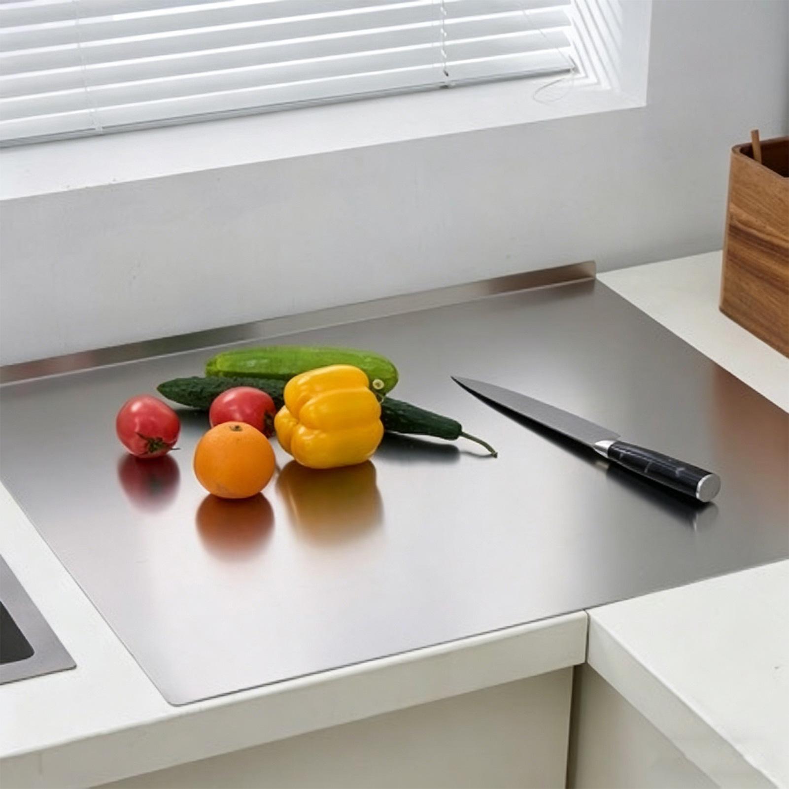 ステンレス製まな板 食洗機対応 金属製まな板 家庭用 レスト - Meal Prep For Cutting のレビューと価格